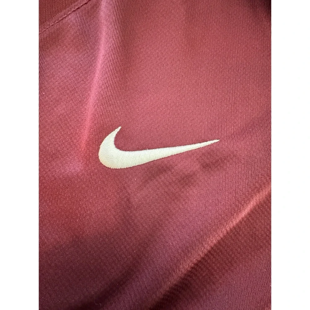 Nike Dri-Fit Polo Mens Shirt - L - Burgundy